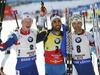 Fourcade dopolnil komplet, Björndalen spet pri medalji