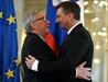 Juncker je Pahorja z reformnimi predlogi EU-ja rahlo razočaral