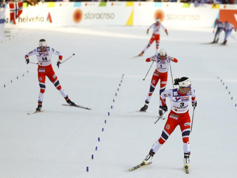 Norvežanke so potrdile, da so nesporne kraljice smučarskega teka. Foto: Reuters