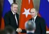 Putin sprejel Erdogana, Rusija omilila sankcije proti Turčiji