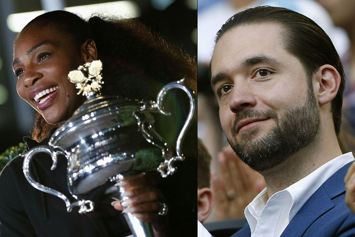 Serena Williams in Alexis Ohanian bosta postala starša. Foto: Reuters