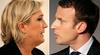 Volitve v Franciji: v drugi krog Macron in Le Penova