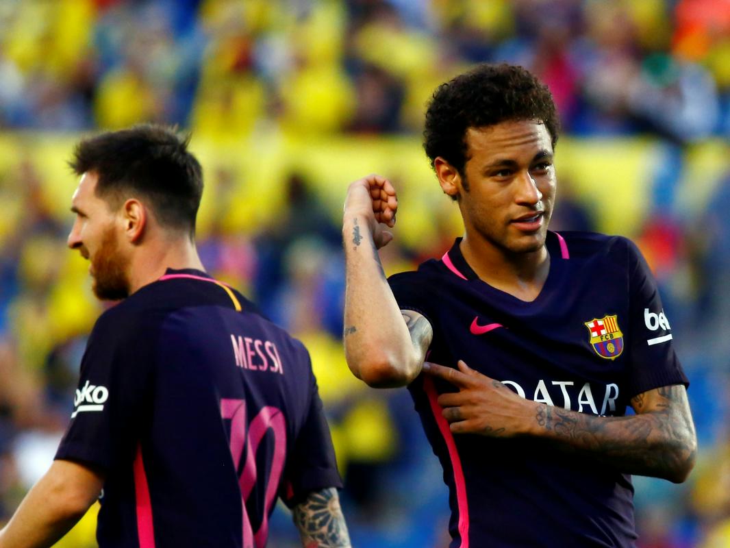 Nasvidenje, Messi. Brazilec Neymar zapušča Barcelono in se seli v francosko prestolnico. Foto: Reuters