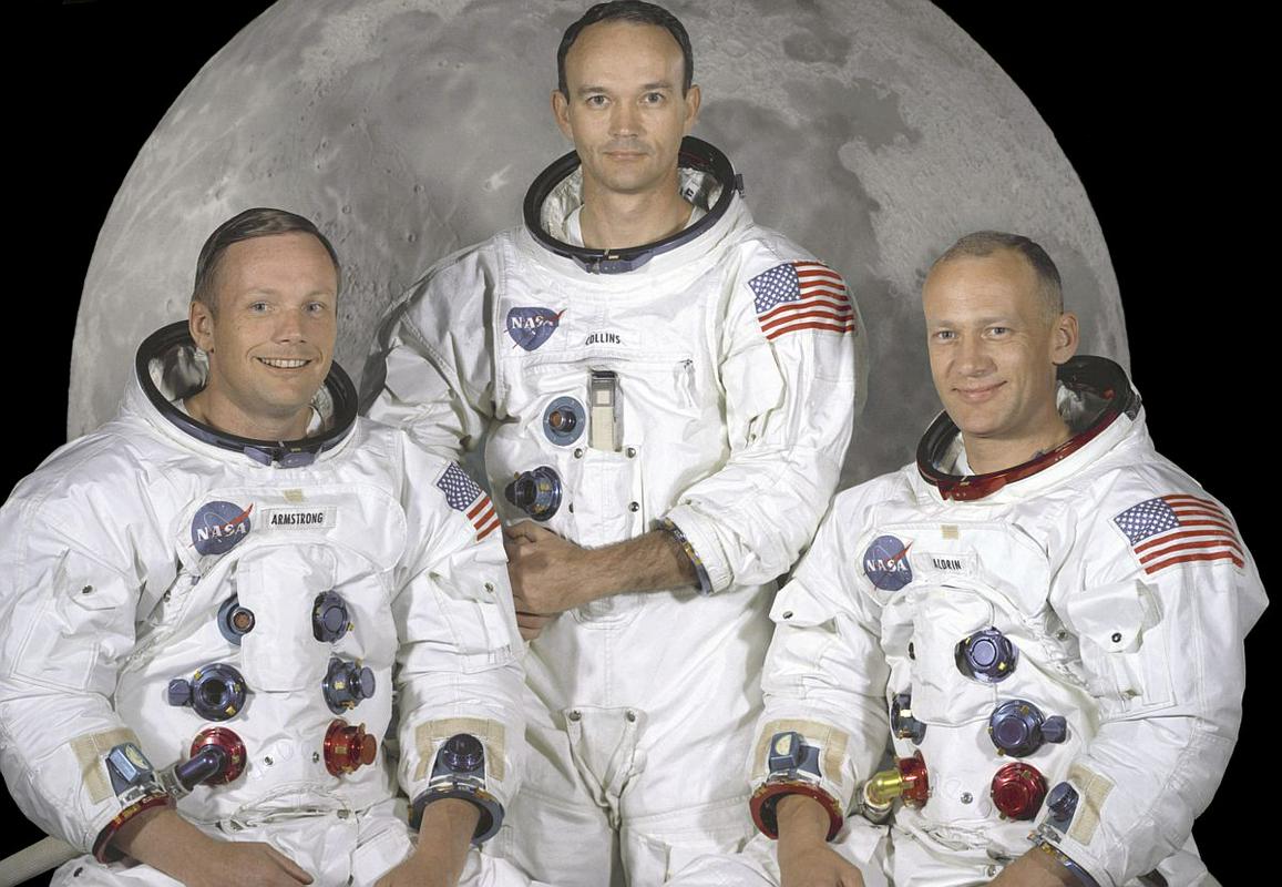 Neil Armstrong, Edwin Aldrin in Michael Collins, Apollo 11 Foto: Reuters