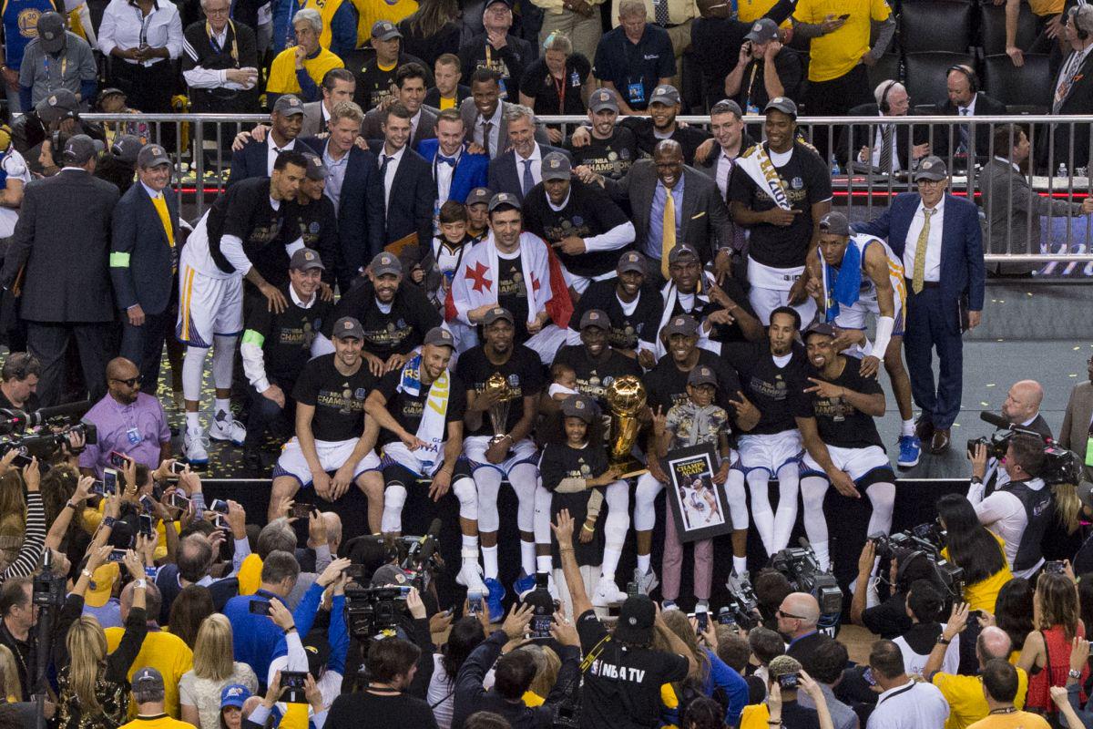 Košarkarji Golden Stata se veselijo drugega naslova v zadnjih treh letih. Foto: Reuters