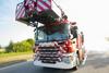Postojnski gasilci imajo novo vozilo z visoko lestvijo