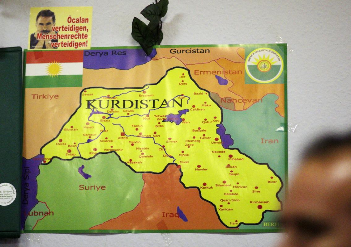 Mapa Kurdistana