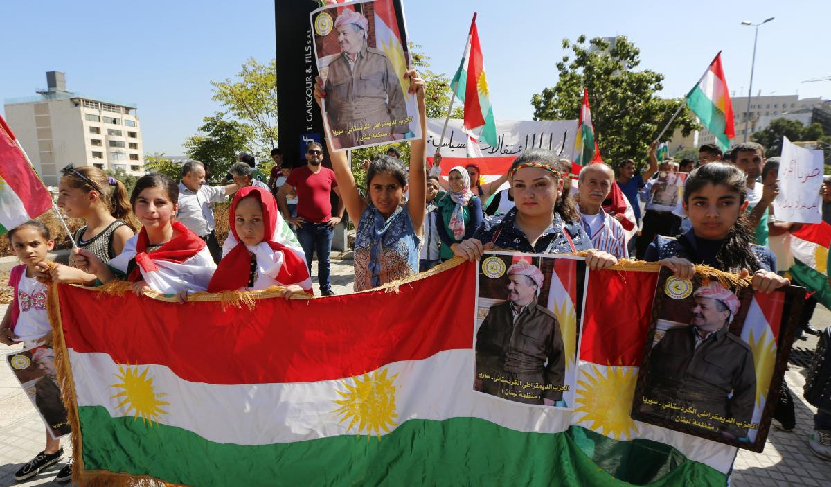 Kurdi: En narod, ena zastava, (vsaj) štiri države. Foto: EPA