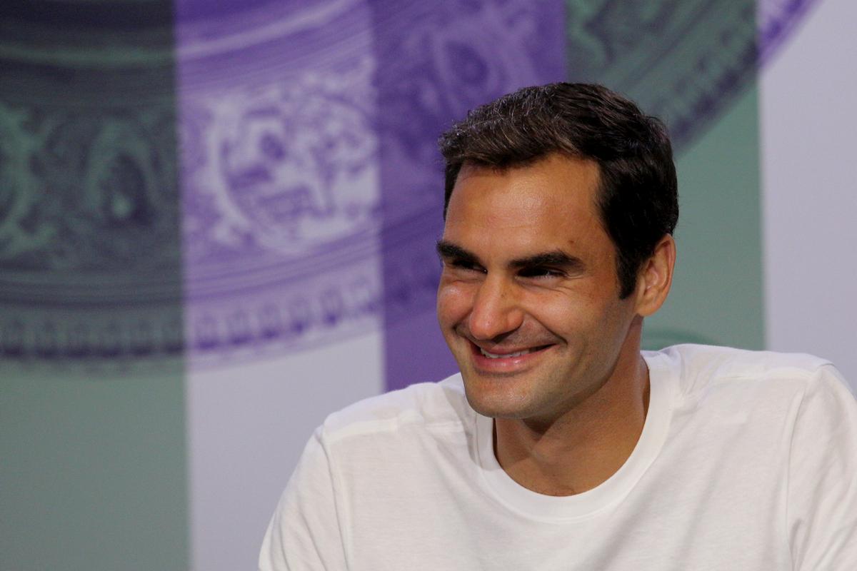 Roger Federer utrjuje status velikana med teniškimi velikani. Foto: EPA