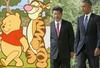 Medvedek Pu zaradi podobnosti s kitajskim predsednikom v nemilosti tamkajšnjega spleta
