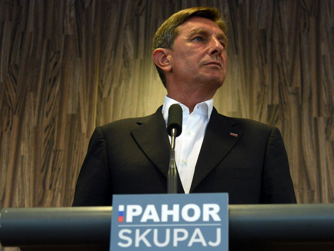 Pahor se je pohvalil, da je v svojem mandatu obiskal 840 prireditev po vsej Sloveniji, njegovo pisarno pa je obiskalo več kot 11.000 ljudi. Foto: BoBo