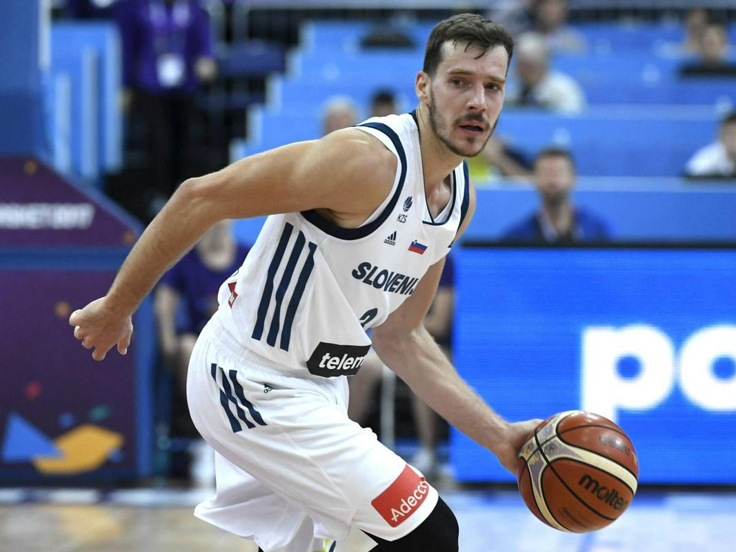 Goran Dragić je za dve točki popravil svoj strelski rekord na evropskih prvenstvih. Foto: Reuters