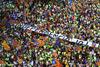 Milijon ljudi na ulicah Barcelone zahtevalo samostojnost Katalonije