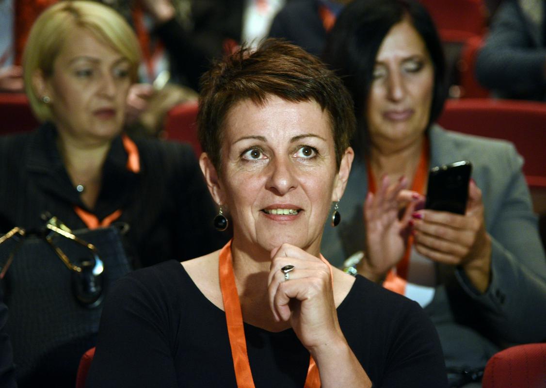 Lidija Jerkič, nova predsednica Zveze svobodnih sindikatov Slovenije. Foto: BoBo