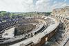 Kolosej odpira svojo najvišjo raven, s katere so plebejci spremljali gladiatorske igre