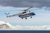 Strmoglavljen ruski helikopter našli pred Svalbardskim otočjem