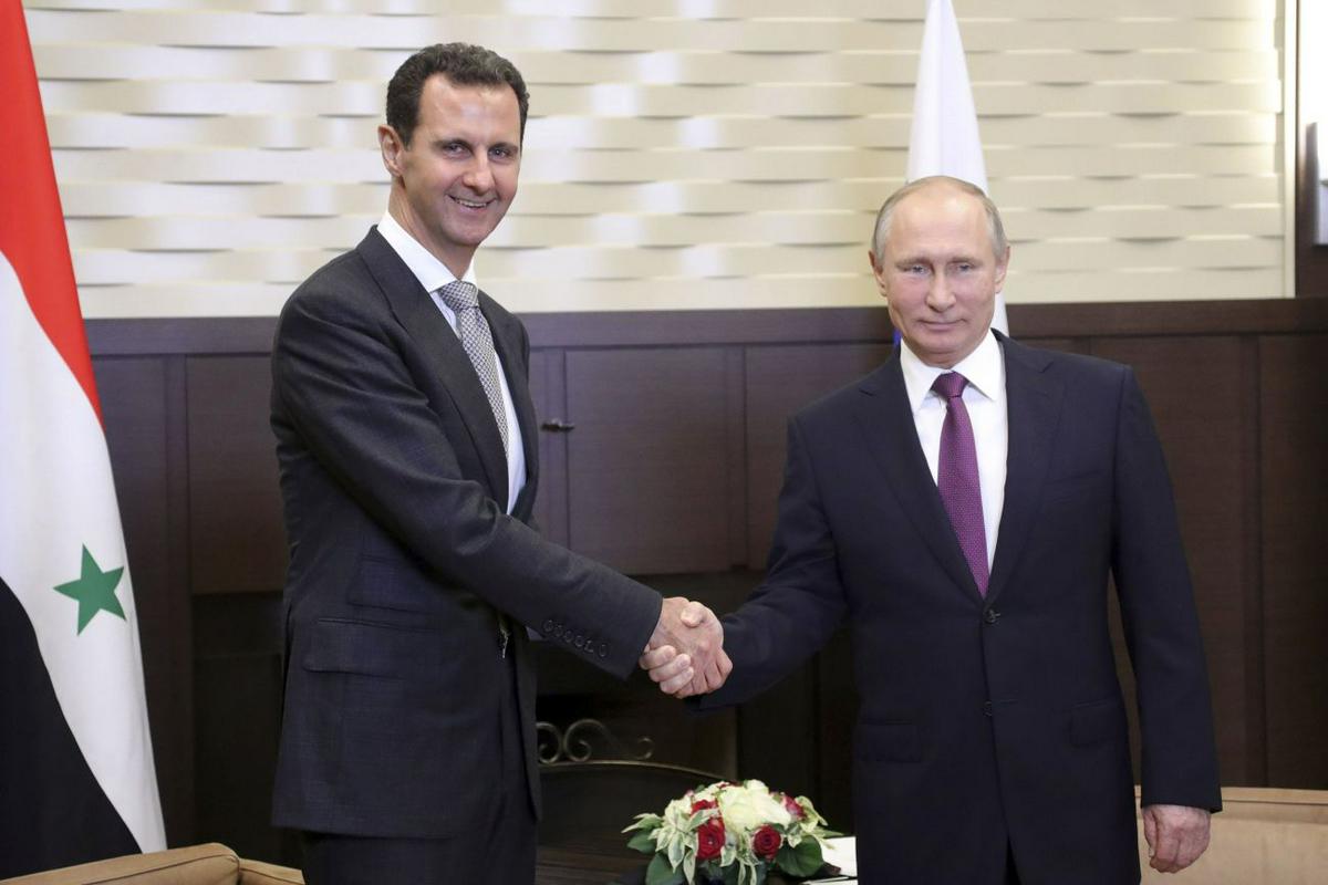 Putin je obljubil neomajno podporo Al Asadu. Foto: Reuters