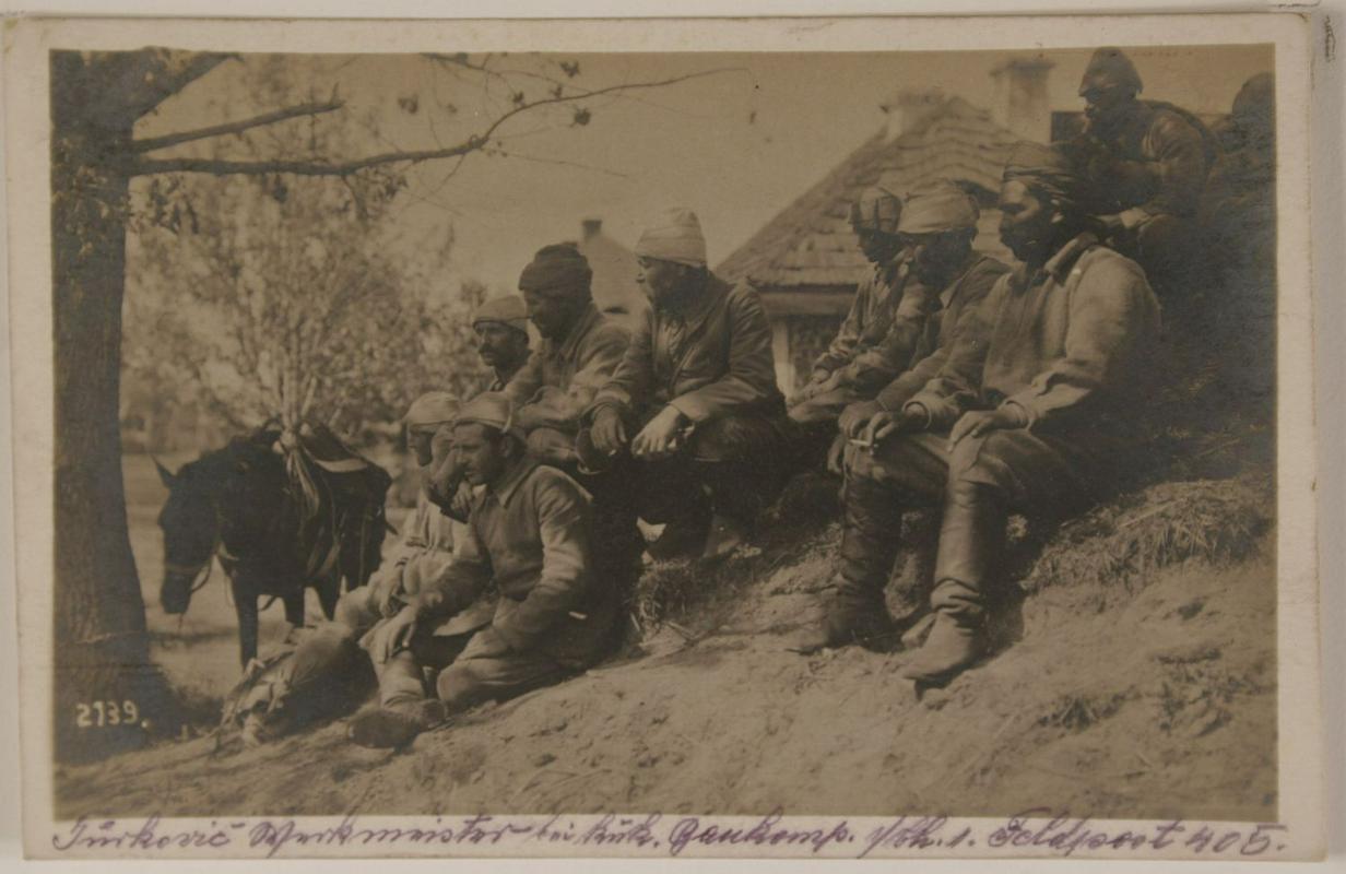 Vojaki 1. svetovne vojne. Foto: Osebni arhiv družine Weixler