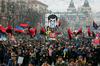 Foto: V Kijevu množični protest za izpustitev Sakašvilija