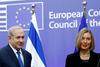 Netanjahu prepričan, da bo EU sledil ZDA; Mogherinijeva ga je zavrnila