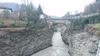 Na Mostu na Soči zaradi popravila jeza izpraznili jezero