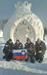 Foto: Od Slovencev boljši le Rusi in Mongolci - 3. mesto za snežno skulpturo Rojstvo Kresnika