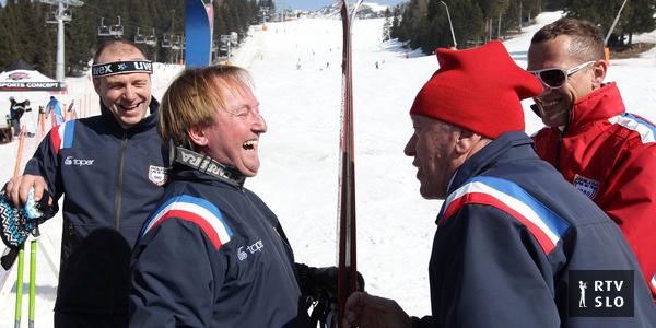 Vogrinca est surpris que tant de skieurs slovènes se rendent aux WC