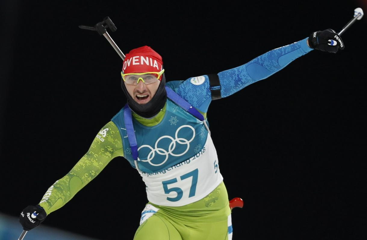 Jakov Fak se je po dveh ponesrečenih nastopih na letošnjih olimpijskih igrah veličastno vrnil in na 20 km osvojil srebrno medaljo. Foto: Reuters