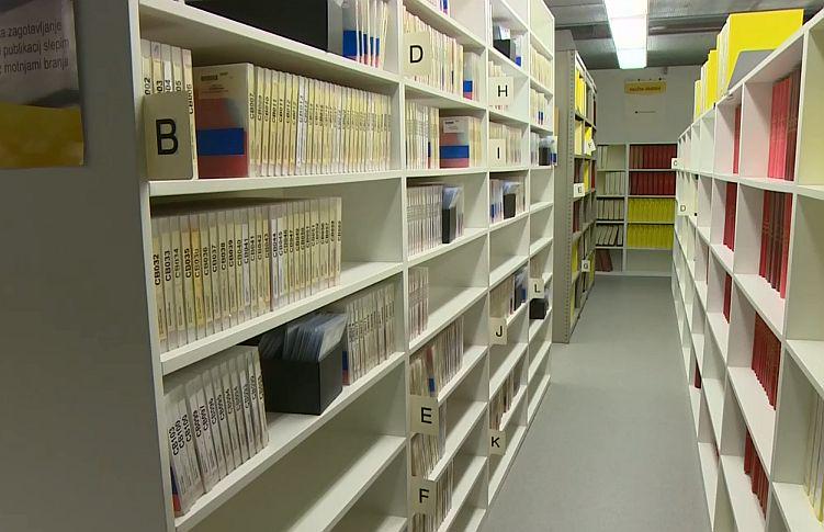 Knjižnica za slepe in slabovidne Minke Skaberne. Foto: RTV SLO