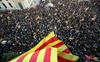 V Barceloni množično proti odločitvi za več španskega jezika v katalonskih šolah
