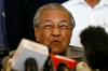 Malezijsko vlado bo vodil 92-letni Mahatir Mohamad