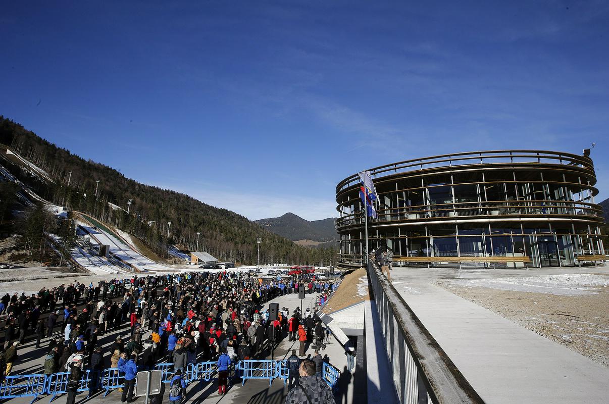 Olimpijski nordijski center v Planici bo gostil največje zimsko športno tekmovanje v zgodovini Slovenije. Foto: BoBo