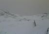 Sneg zaprl cesto na Mangart in pobelil Kredarico