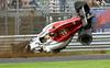Vettel najhitrejši, sreča v nesreči za Ericssona