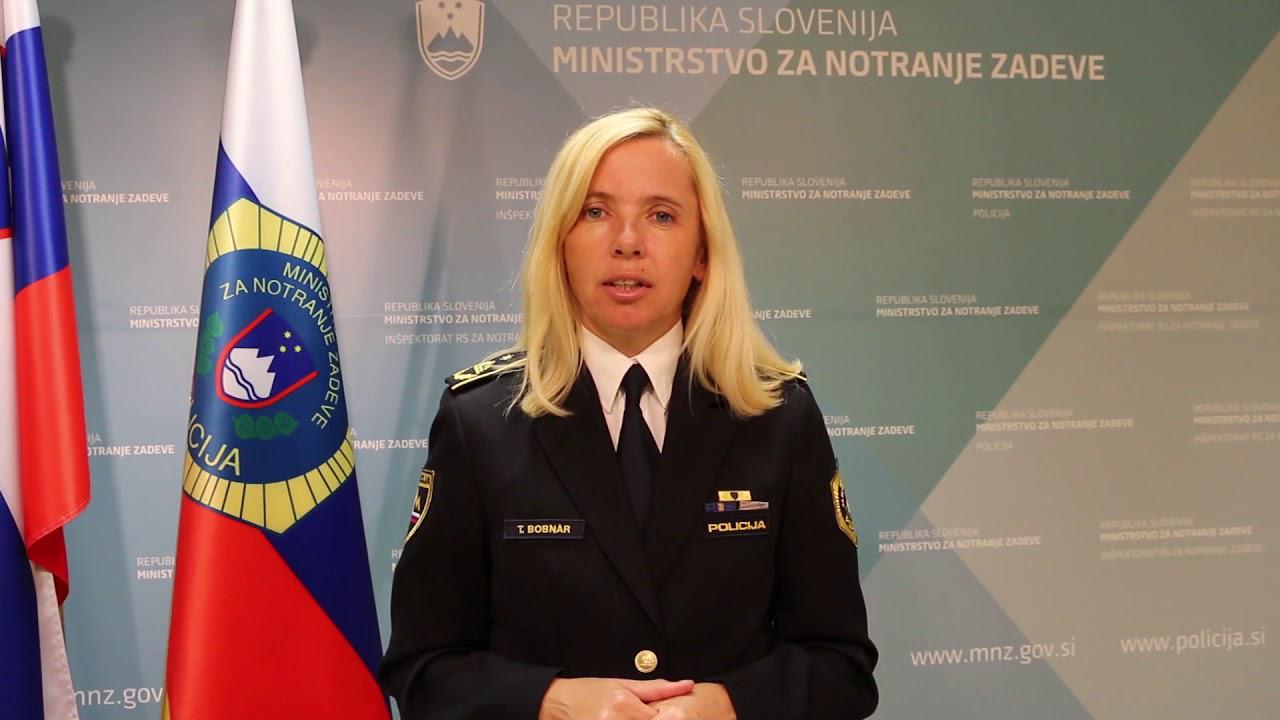 Generalna direktorica policije Tatjana Bobnar. Foto: MMC RTV SLO