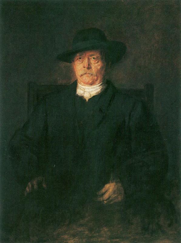 Franz von Lenbach: portret Otta von Bismarcka, okoli 1880
