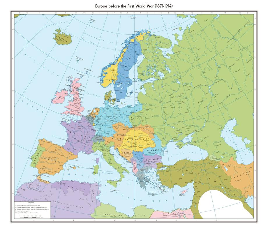 Evropa pred 1. svetovno vojno (1871 - 1914)