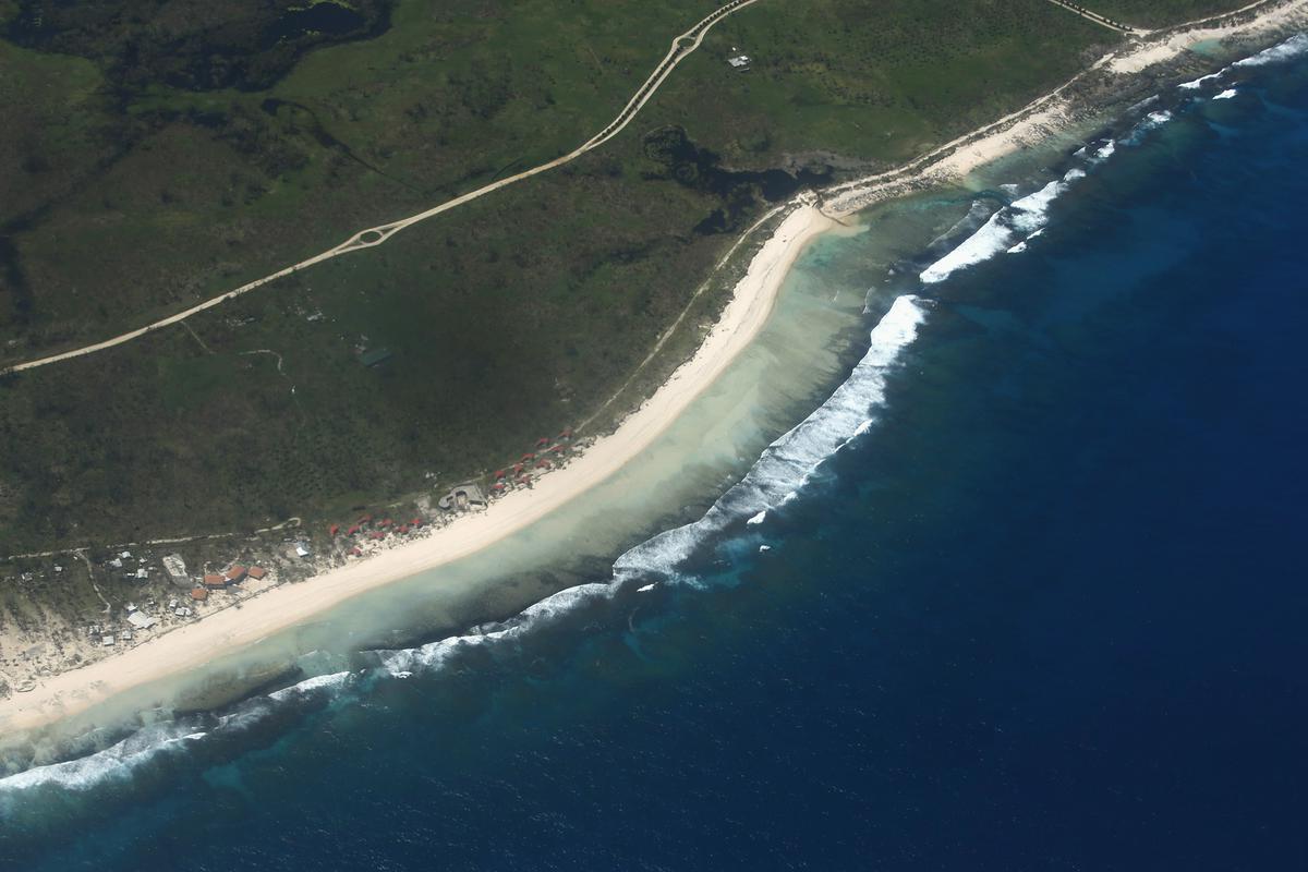 Podnebne spremembe ogrožajo tudi majhne otoške države v Tihem oceanu. Foto: Reuters