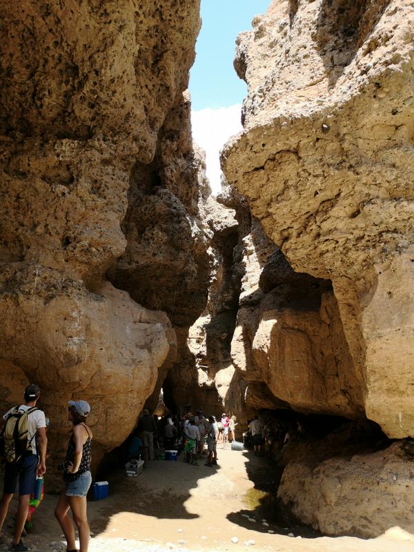 Sesriem kanjon, kjer so snemali film Namibijska puščava. Foto: Matic in Carmen Pirc