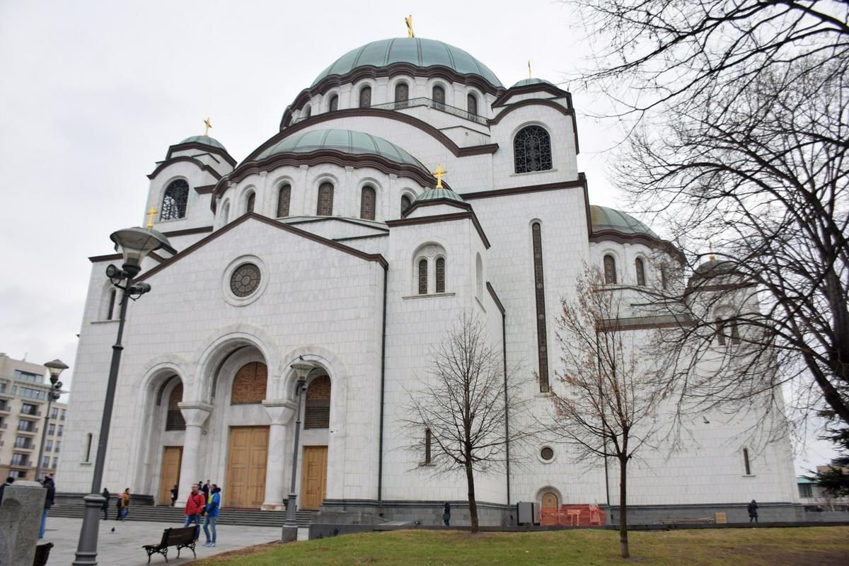 Cerkev Sv. Save v vsej svoji veličini, Beograd. Foto: Matic in Carmen Pirc