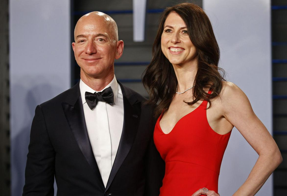 Jeff in MacKenzie Bezos sta bila poročena 25 let. Foto: Reuters