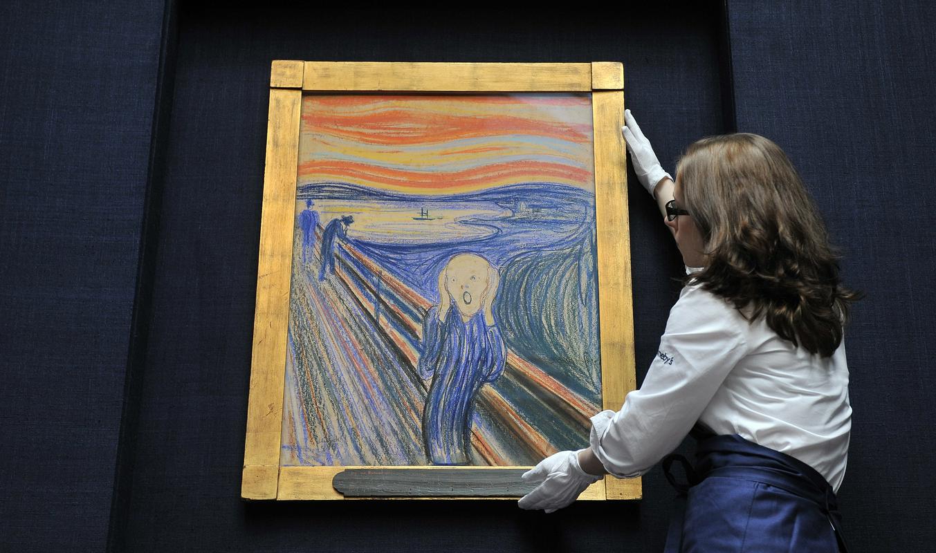 Munchova slika Krik je brezčasna predvsem zaradi svojega čustvenega naboja. Munch se je globoko zavedal mentalnega neravnovesja in duševnih bolezni, kar je upodabljal tudi v svojih delih. Poskus opisa posameznikovega notranjega sveta, ki je za tedanji čas pomenil velik korak, še danes močno odmeva. Foto: EPA