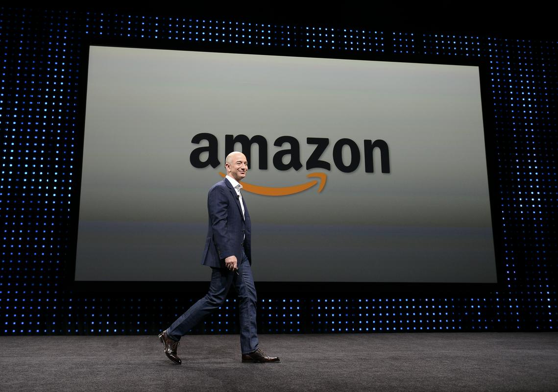 Lastnik Amazona Jeff Bezos je najbogatejši človek na svetu. Foto: EPA