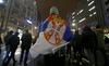 V Beogradu znova več tisoč protestnikov