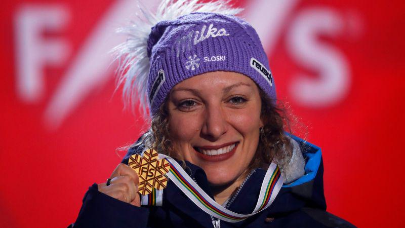 Ilka Štuhec, nova stara smukaška svetovna prvakinja. Foto: Reuters