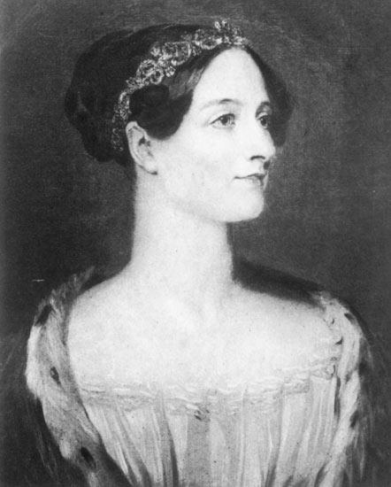 Britanska matematičarka in računalniška pionirka Ada Lovelace (1815-1852) je bila hči pesnika lorda Byrona. Foto: Wikipedia Commons