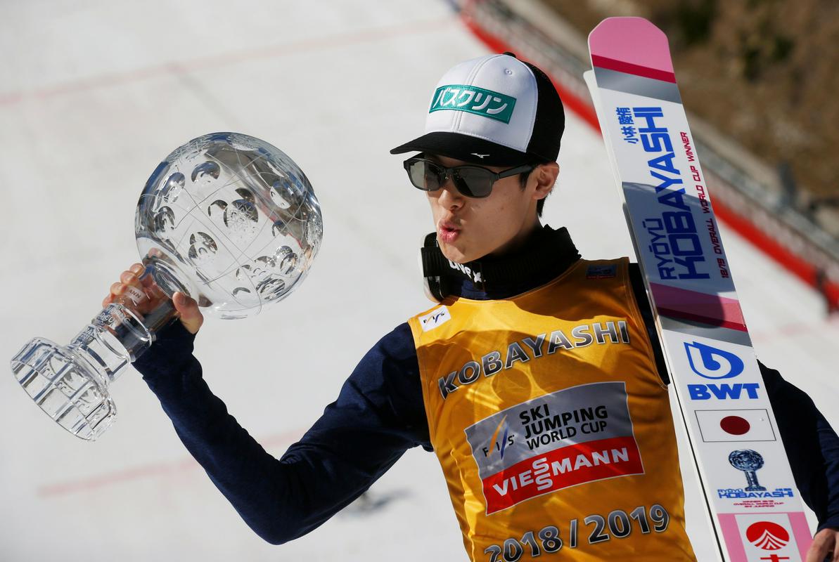 Rjoju Kobajaši je bil nepremagljiv v sezoni 2018/19. Foto: Reuters