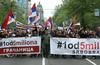 Protest v Beogradu proti državnemu vrhu brez izgredov