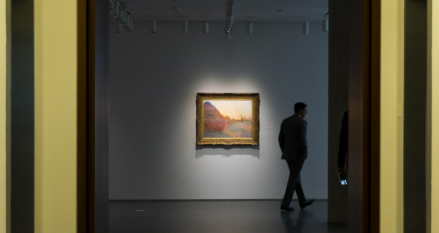 Prodaja 55 impresionističnih slik in del moderne umetnosti je na dražbi hiše Sotheby's skupaj prinesla 350 milijonov dolarjev (313 milijonov evrov). Foto: EPA