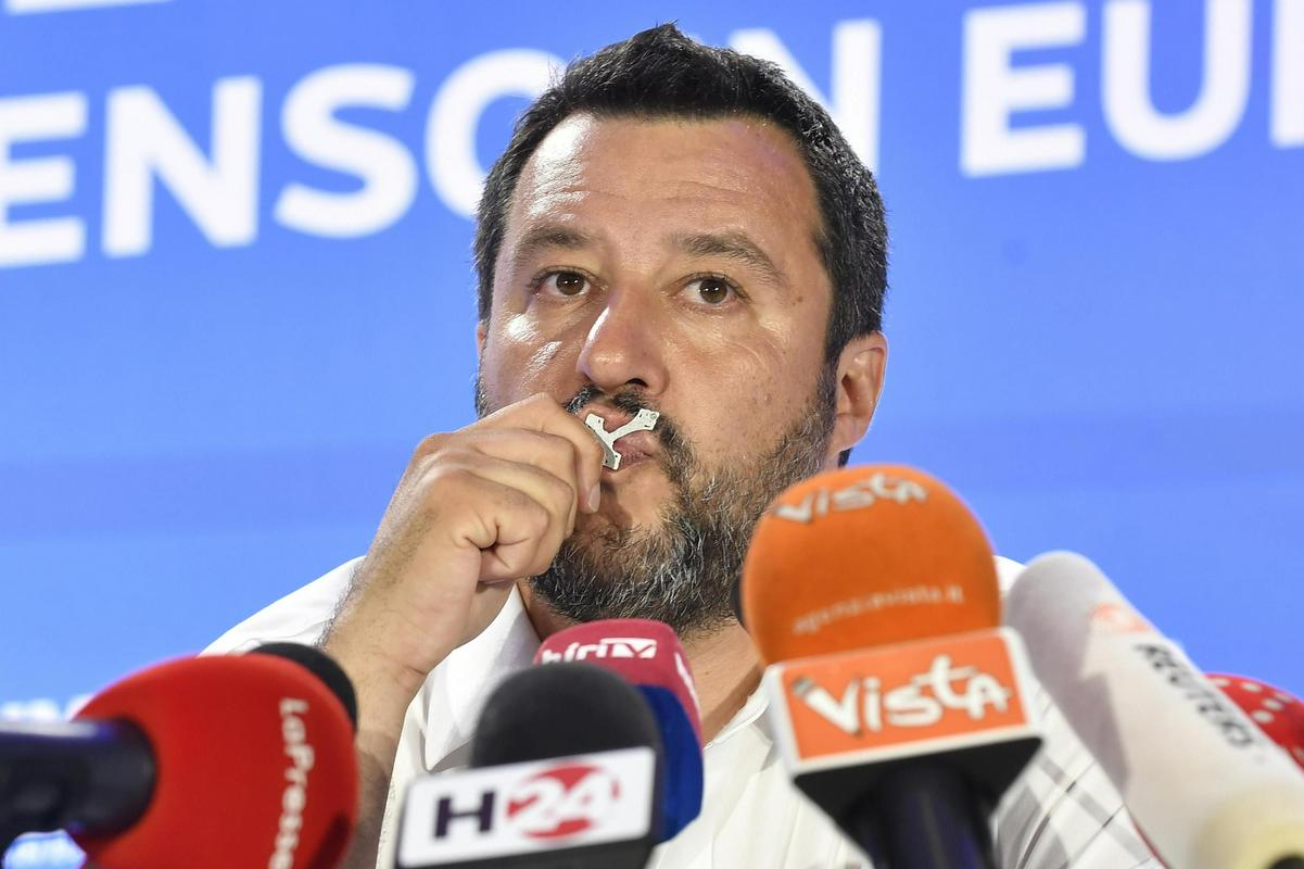 Zadovoljni Matteo Salvini. Foto: EPA
